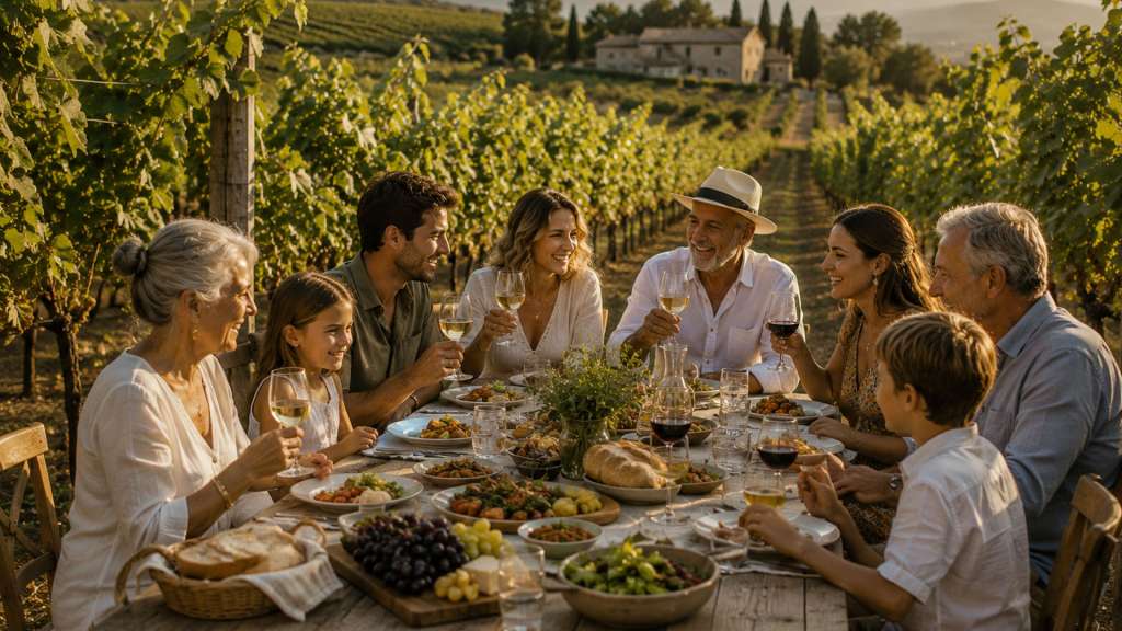 Family creating unforgettable memories during a holiday in Crete